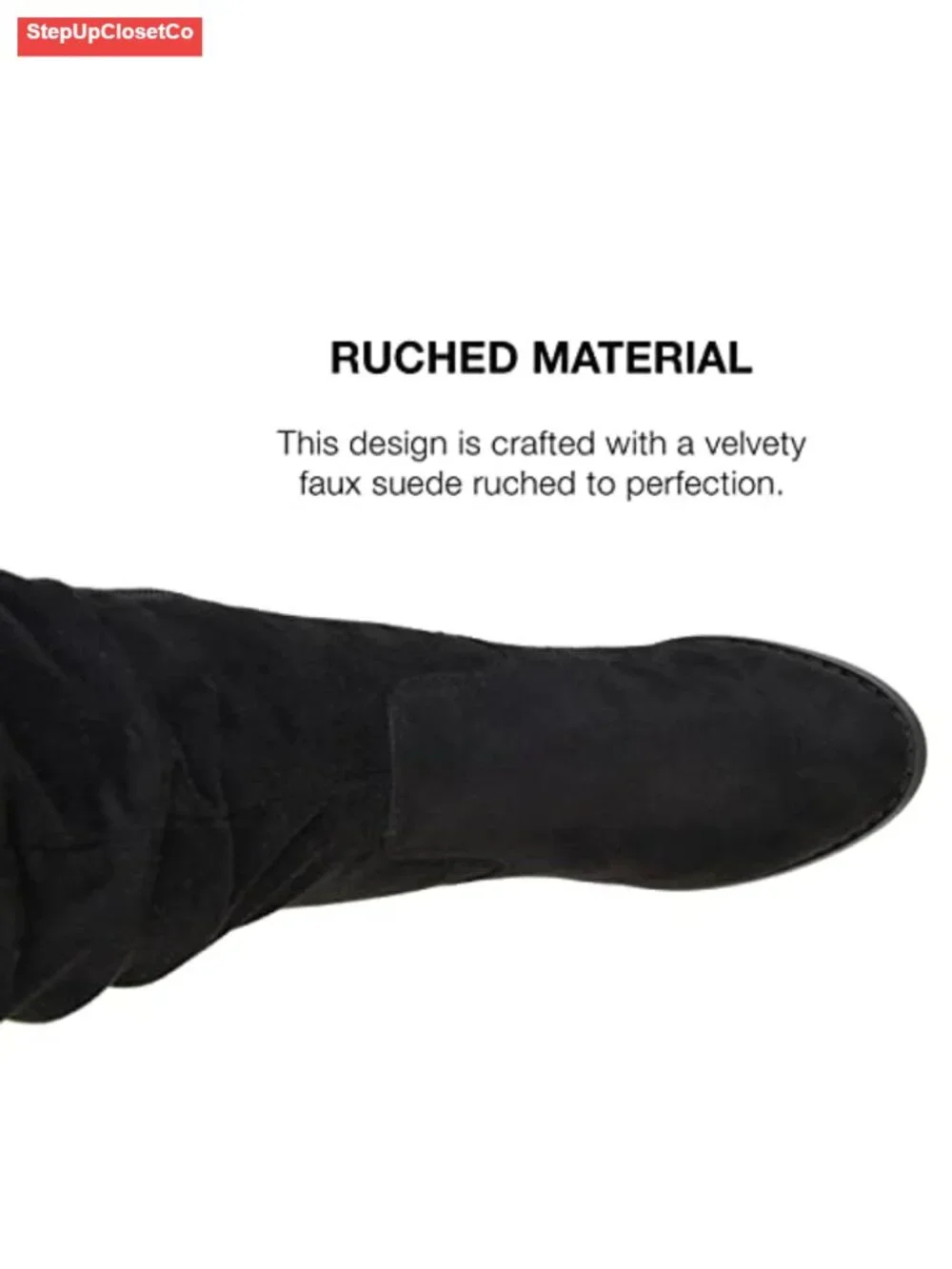 Journee Collection Kaison Women's Faux Suede Over the Knee Combat Boots